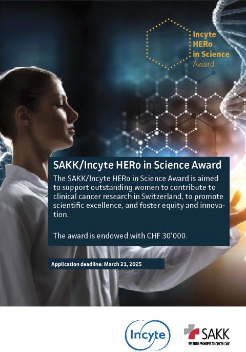 SAKK/Incyte Award Flyer